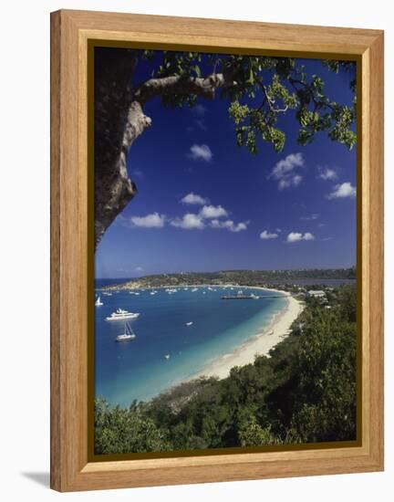 Sandy Ground, Anguilla-null-Framed Premier Image Canvas