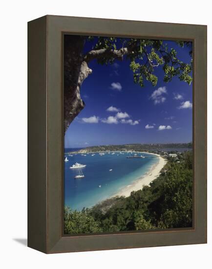 Sandy Ground, Anguilla-null-Framed Premier Image Canvas