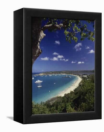 Sandy Ground, Anguilla-null-Framed Premier Image Canvas