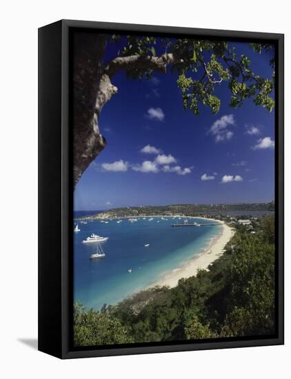 Sandy Ground, Anguilla-null-Framed Premier Image Canvas