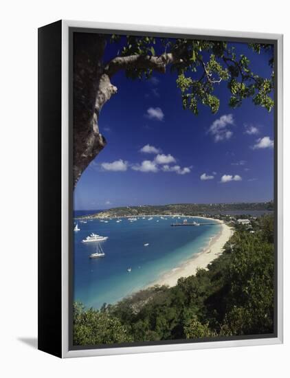 Sandy Ground, Anguilla-null-Framed Premier Image Canvas