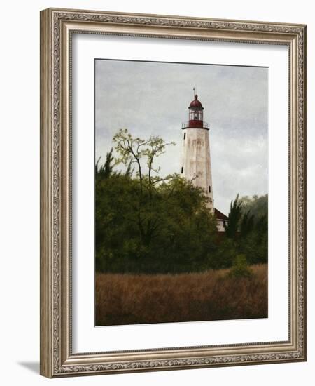 Sandy Hook Lighthouse-David Knowlton-Framed Giclee Print