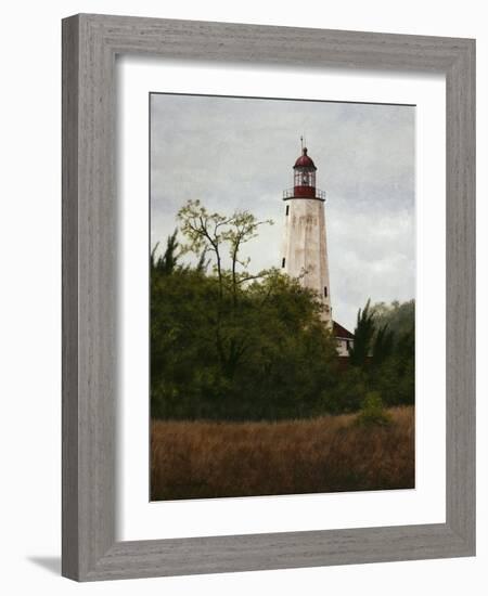 Sandy Hook Lighthouse-David Knowlton-Framed Giclee Print