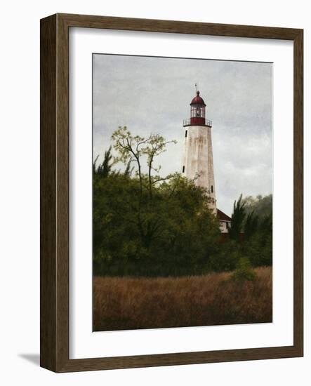 Sandy Hook Lighthouse-David Knowlton-Framed Giclee Print