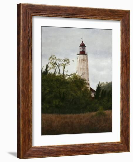 Sandy Hook Lighthouse-David Knowlton-Framed Giclee Print