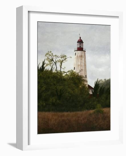 Sandy Hook Lighthouse-David Knowlton-Framed Giclee Print