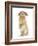 Sandy Lop Rabbit Sitting Up on its Haunches-Mark Taylor-Framed Photographic Print