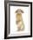 Sandy Lop Rabbit Sitting Up on its Haunches-Mark Taylor-Framed Photographic Print