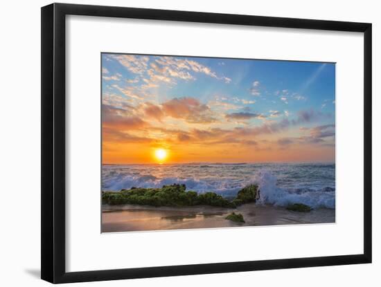 Sandy's Sunrise-Island Leigh-Framed Premium Photographic Print