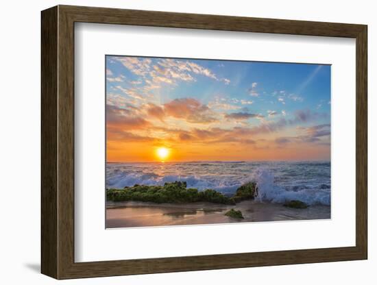 Sandy's Sunrise-Island Leigh-Framed Photographic Print