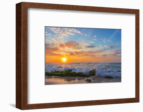 Sandy's Sunrise-Island Leigh-Framed Photographic Print