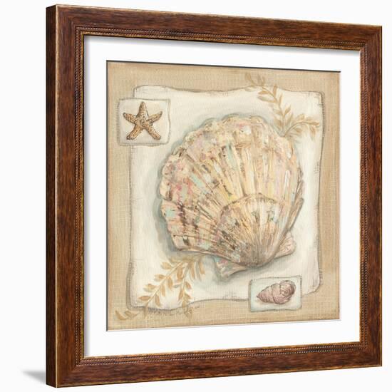 Sandy Scallop-Kate McRostie-Framed Art Print