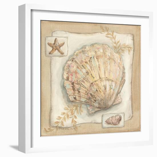 Sandy Scallop-Kate McRostie-Framed Art Print