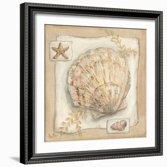 Sandy Scallop-Kate McRostie-Framed Art Print