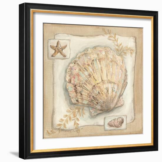 Sandy Scallop-Kate McRostie-Framed Art Print