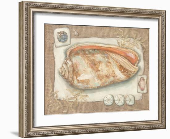 Sandy Shells I-Kate McRostie-Framed Art Print