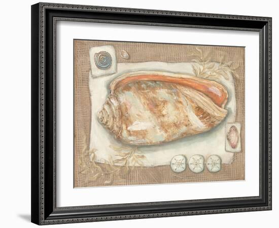 Sandy Shells I-Kate McRostie-Framed Art Print