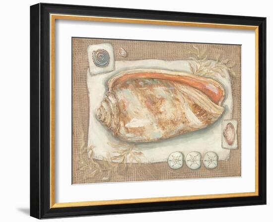 Sandy Shells I-Kate McRostie-Framed Art Print