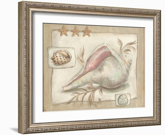 Sandy Shells II-Kate McRostie-Framed Art Print