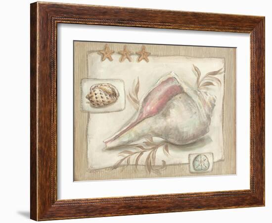 Sandy Shells II-Kate McRostie-Framed Art Print