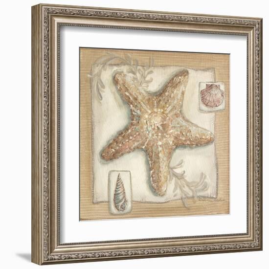 Sandy Starfish-Kate McRostie-Framed Art Print