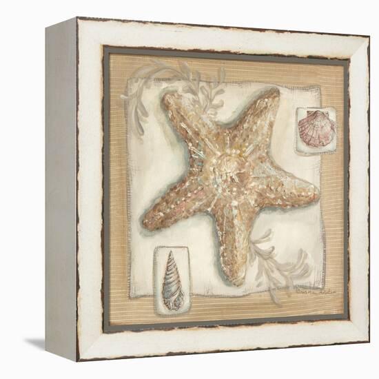 Sandy Starfish-Kate McRostie-Framed Stretched Canvas