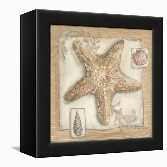 Sandy Starfish-Kate McRostie-Framed Stretched Canvas