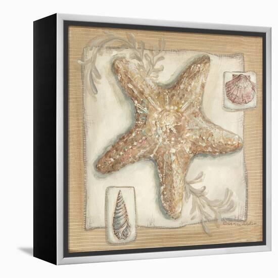 Sandy Starfish-Kate McRostie-Framed Stretched Canvas