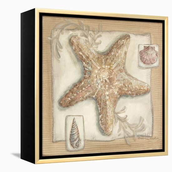 Sandy Starfish-Kate McRostie-Framed Stretched Canvas