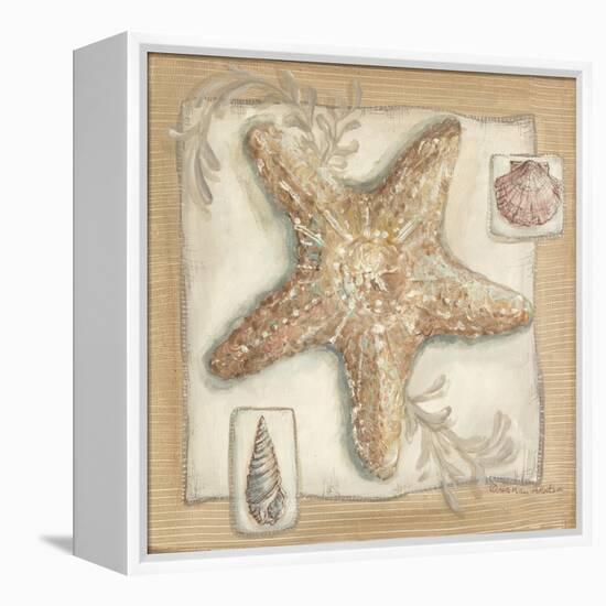 Sandy Starfish-Kate McRostie-Framed Stretched Canvas