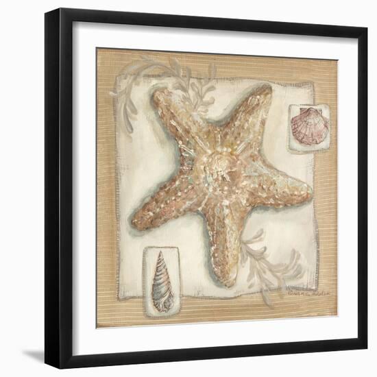 Sandy Starfish-Kate McRostie-Framed Art Print