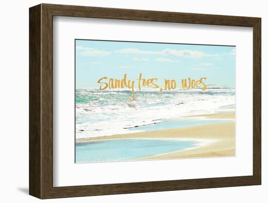 Sandy Toes, No Woes-Bruce Nawrocke-Framed Photographic Print