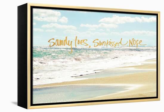 Sandy Toes, Sunkissed Nose-Bruce Nawrocke-Framed Stretched Canvas