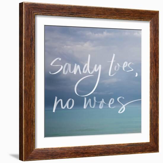 Sandy Toes-Susan Bryant-Framed Art Print