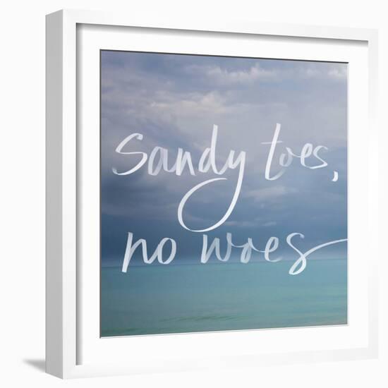 Sandy Toes-Susan Bryant-Framed Art Print