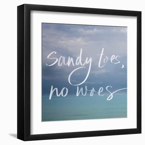 Sandy Toes-Susan Bryant-Framed Art Print