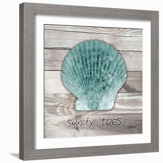 Sandy Toes-Diane Stimson-Framed Art Print