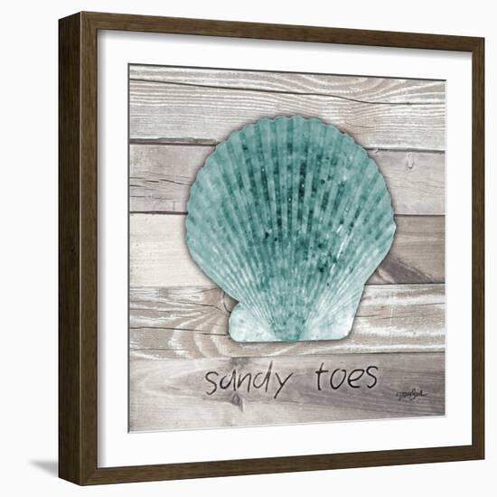 Sandy Toes-Diane Stimson-Framed Art Print