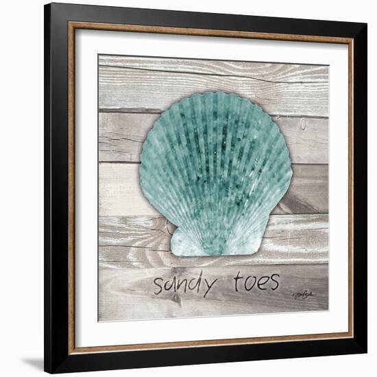 Sandy Toes-Diane Stimson-Framed Art Print