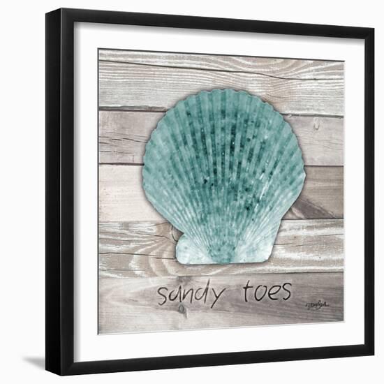 Sandy Toes-Diane Stimson-Framed Art Print