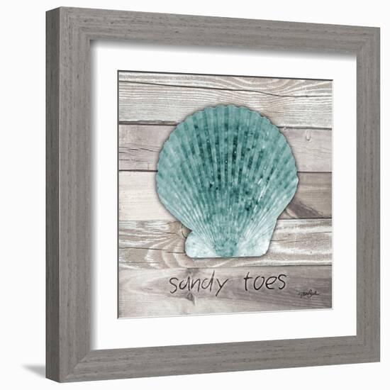 Sandy Toes-Diane Stimson-Framed Art Print