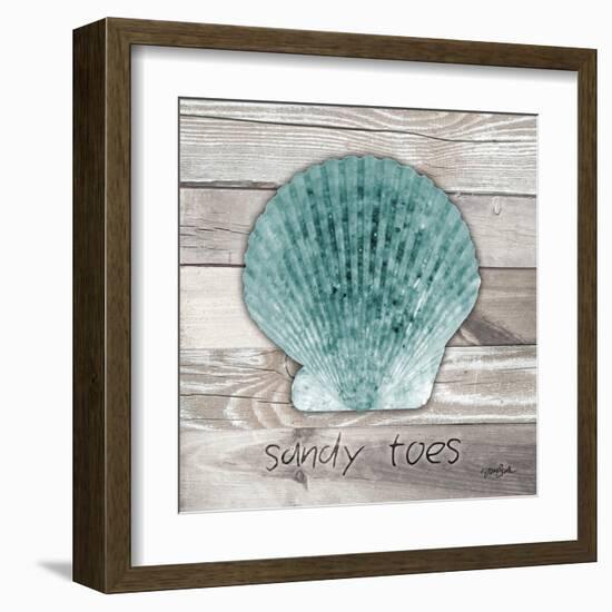 Sandy Toes-Diane Stimson-Framed Art Print