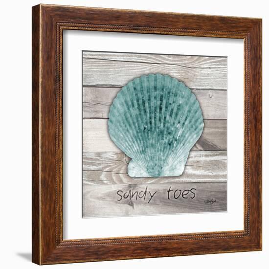 Sandy Toes-Diane Stimson-Framed Art Print