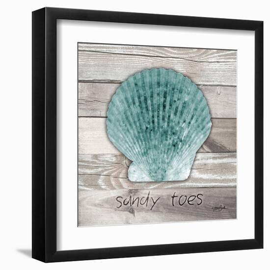 Sandy Toes-Diane Stimson-Framed Art Print