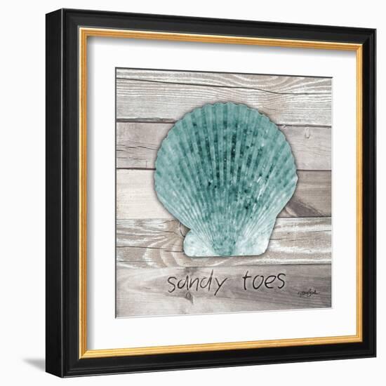 Sandy Toes-Diane Stimson-Framed Art Print