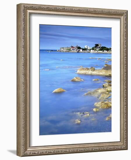 Sandycove, with James Joyce Tower Museum, Dublin, County Dublin, Republic of Ireland, Europe-Jeremy Lightfoot-Framed Photographic Print