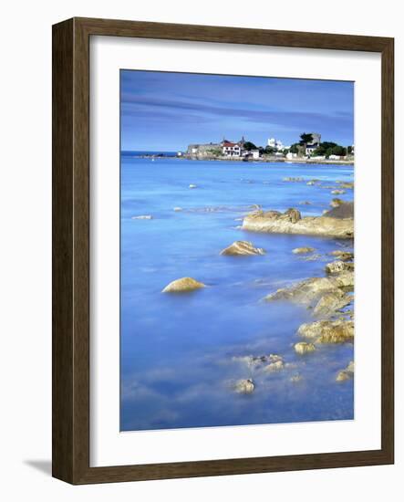 Sandycove, with James Joyce Tower Museum, Dublin, County Dublin, Republic of Ireland, Europe-Jeremy Lightfoot-Framed Photographic Print