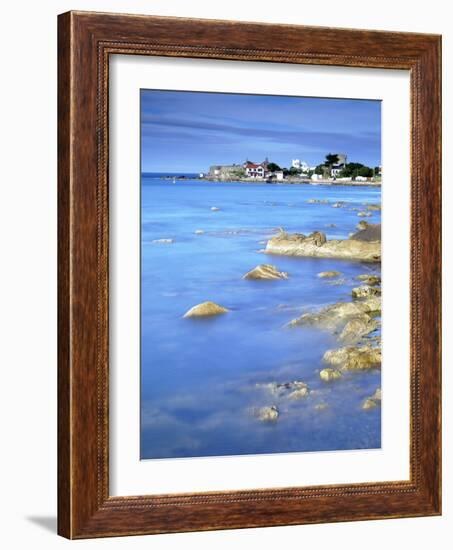 Sandycove, with James Joyce Tower Museum, Dublin, County Dublin, Republic of Ireland, Europe-Jeremy Lightfoot-Framed Photographic Print