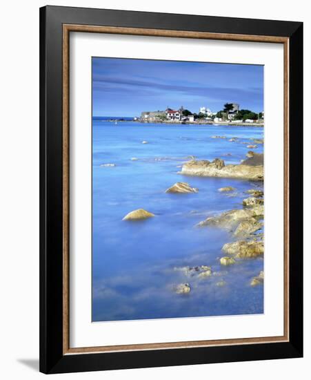 Sandycove, with James Joyce Tower Museum, Dublin, County Dublin, Republic of Ireland, Europe-Jeremy Lightfoot-Framed Photographic Print