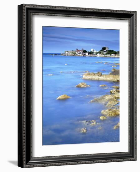 Sandycove, with James Joyce Tower Museum, Dublin, County Dublin, Republic of Ireland, Europe-Jeremy Lightfoot-Framed Photographic Print